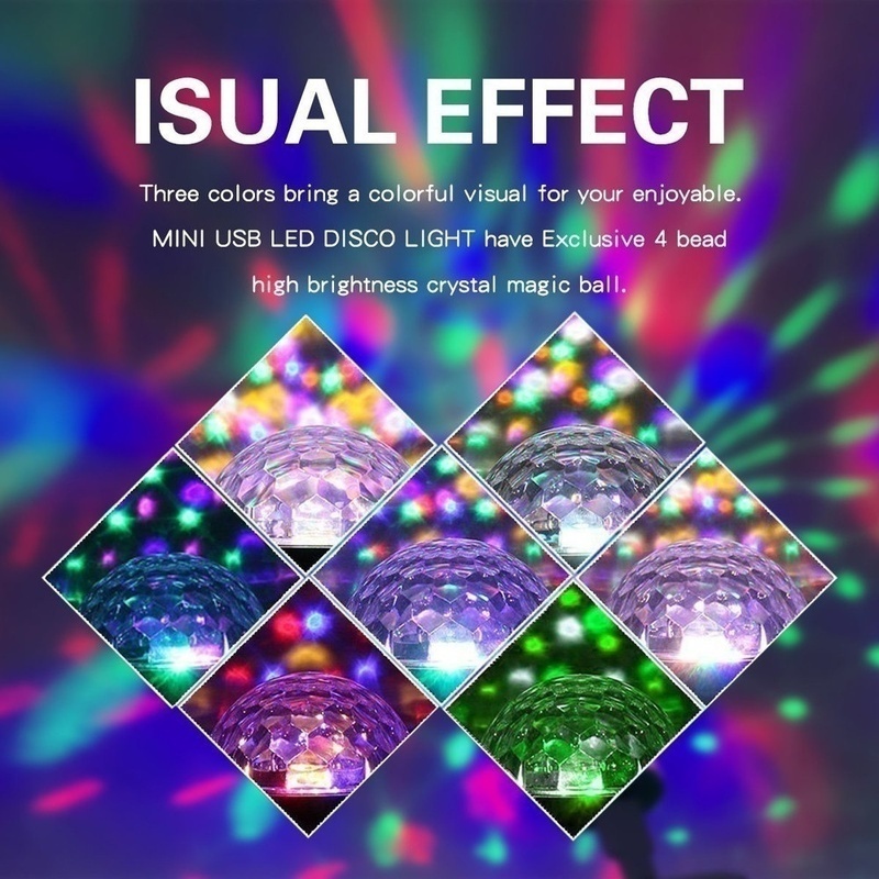 Đèn Led Disco Mini DC 5V Cho Điện Thoại