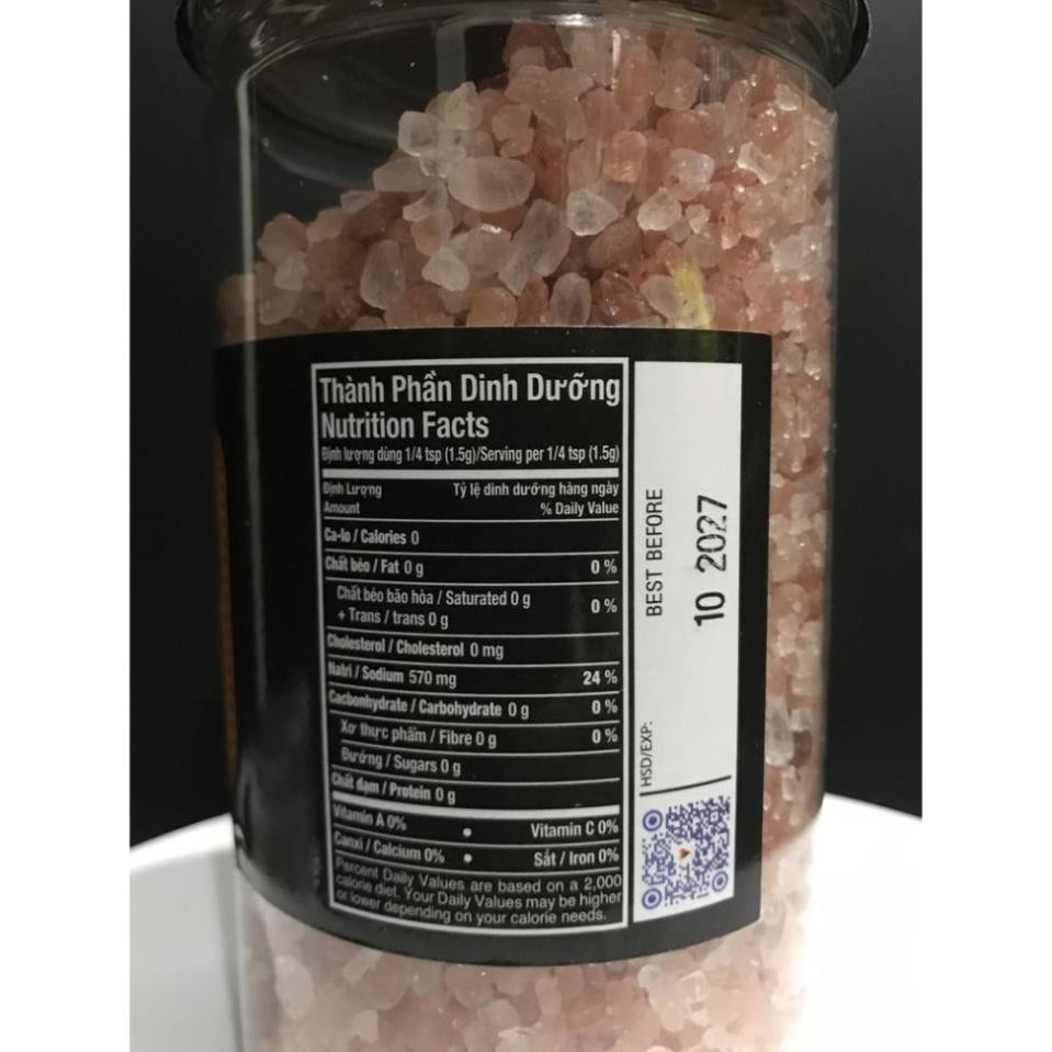 Muối Hồng Organic Himalaya Đầy Khoáng Chất Nguyên Hạt 1kg - Authentic 100% | BigBuy360 - bigbuy360.vn