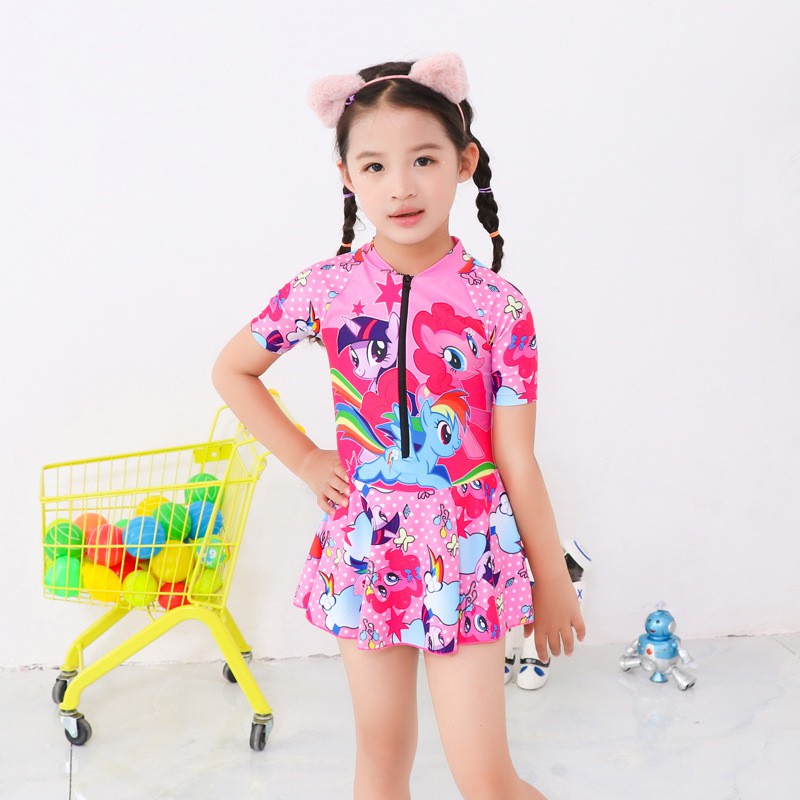 Bộ đồ bơi Thun lạnh quảng Châu hình unicon xin xắn
