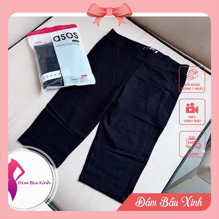 Quần Legging Ngố Nâng Mông Tôn Dáng Quần Legging ASOS Cạp Chun Chất Thun Co Dãn 4 Chiều