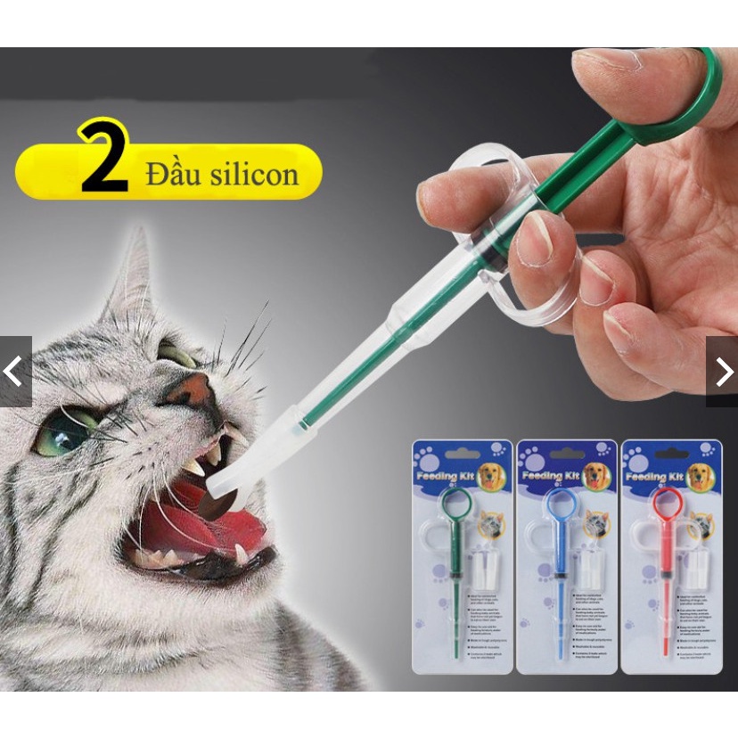 Xi-lanh bơm thu.ốc cho chó mèo | Dụng cụ hỗ trợ uống thu.ốc cho chó mèo