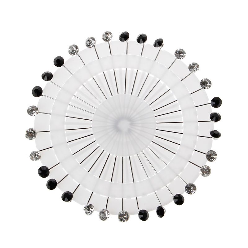 Set 30 Ghim Cài Khăn Choàng Đính Đá Pha Lê Phong Cách Hồi Giáo