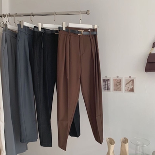 Quần vải baggy kèm belt j q-235