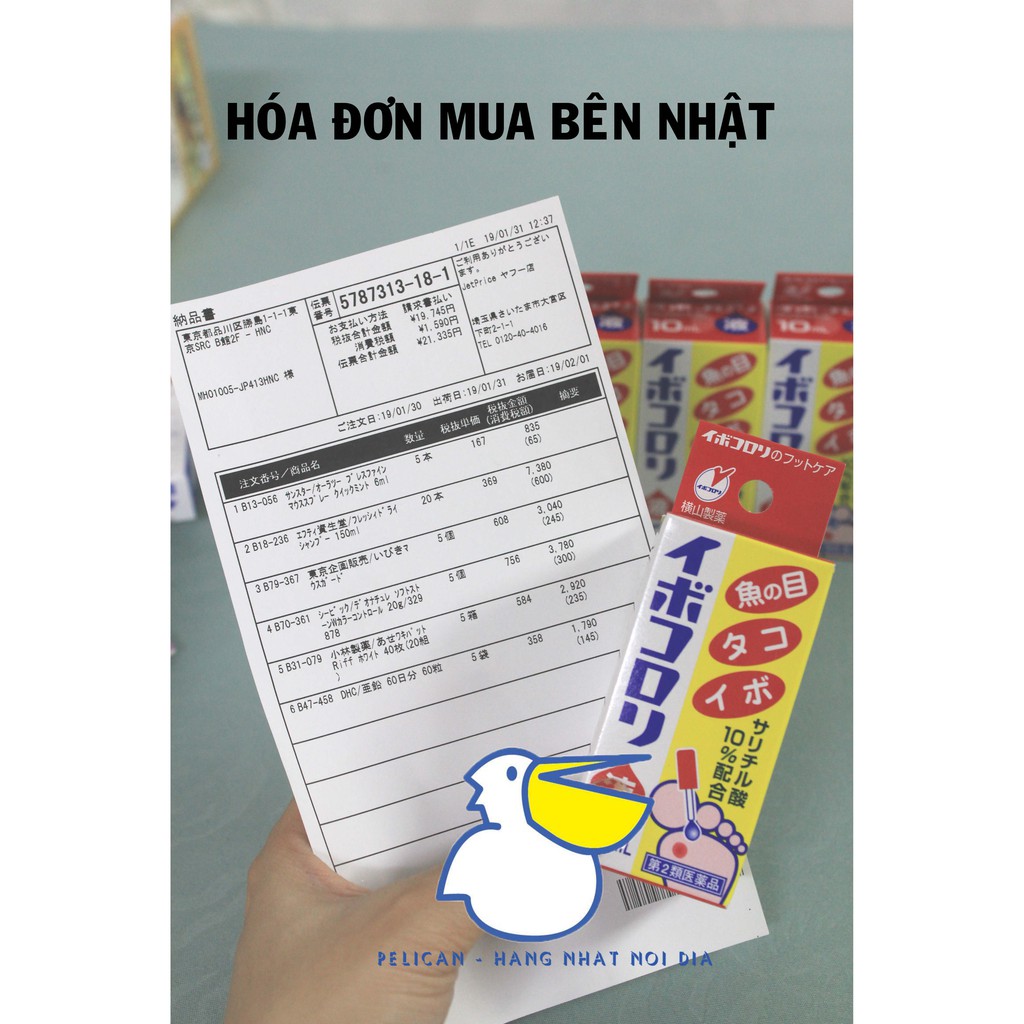 DUNG DỊCH CÓC IBOKORORI 10ML- HÀNG NHẬT NỘI ĐỊA