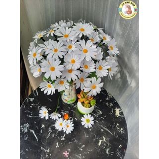 Bình hoa cúc giấy mỹ thuật ( cánh uốn)