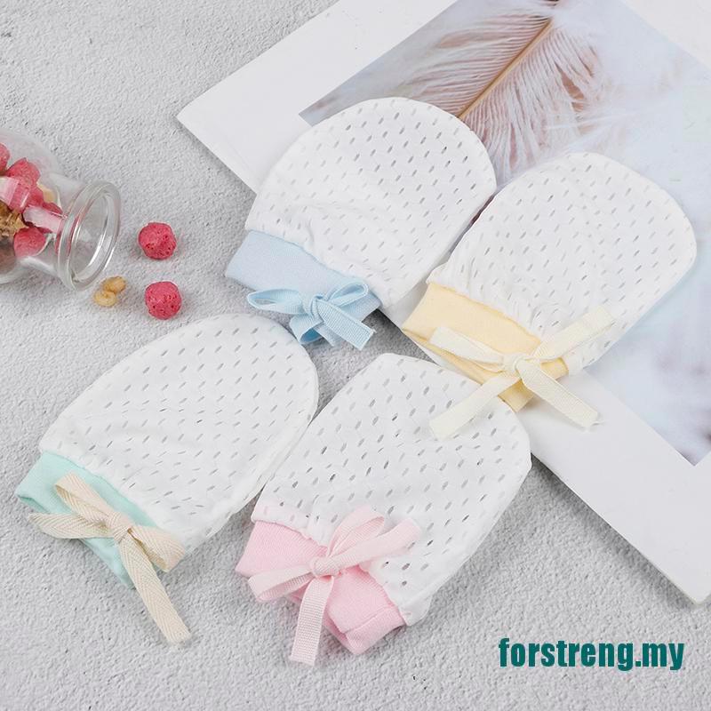 1 Cặp Găng Tay Cotton Chống Trượt Cho Bé Sơ Sinh