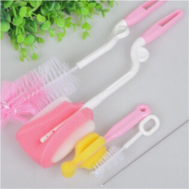 Bộ dụng cụ cọ rửa bình sữa 5 in 1