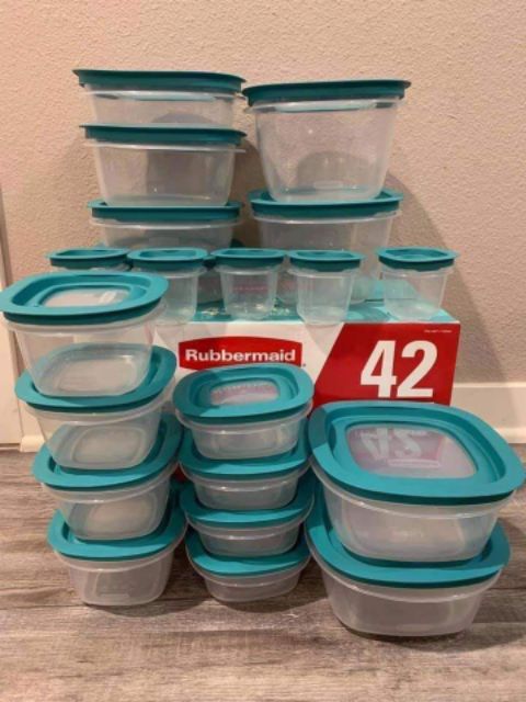 Set 21 hộp đựng thực phẩm rubbermaid - NẮP DẺO | BigBuy360 - bigbuy360.vn