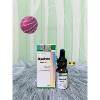 Aquadreim vitamin D3+DHA lọ 10ml bổ sung vitamin D3, cải thiện còi xương cho bé từ 1 tháng tuổi- lọ 10ml