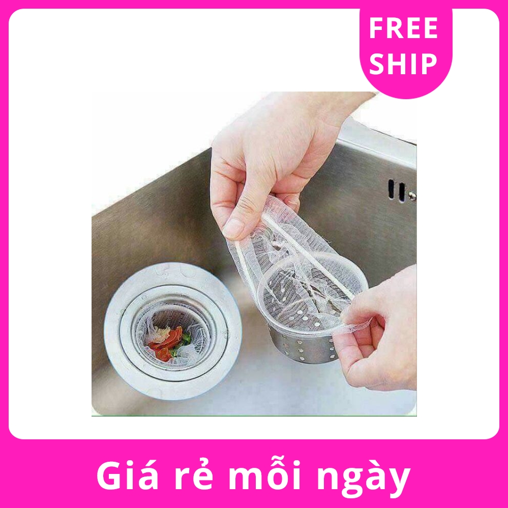 SET 100 TÚI LỌC RÁC BỒN RỬA CHÉN