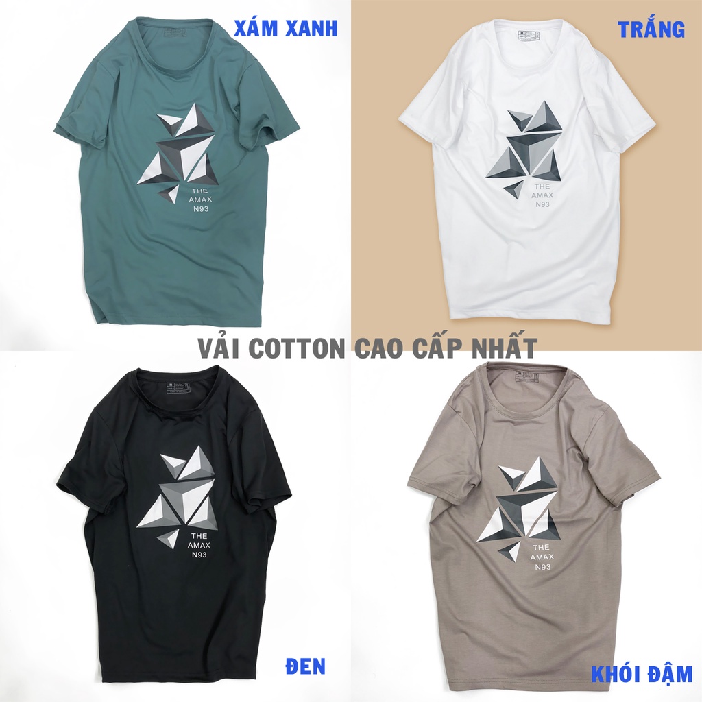 Áo phông nam cổ tròn cao cấp ngắn tay đẹp cotton [CT-N93] áo thun nam tay ngắn cổ tròn cao cấp | BigBuy360 - bigbuy360.vn