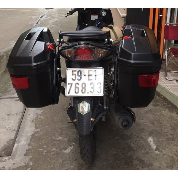 Cặp thùng GIVI treo hông moto, xe máy E22N hàng chính hãng bảo hành 24 tháng