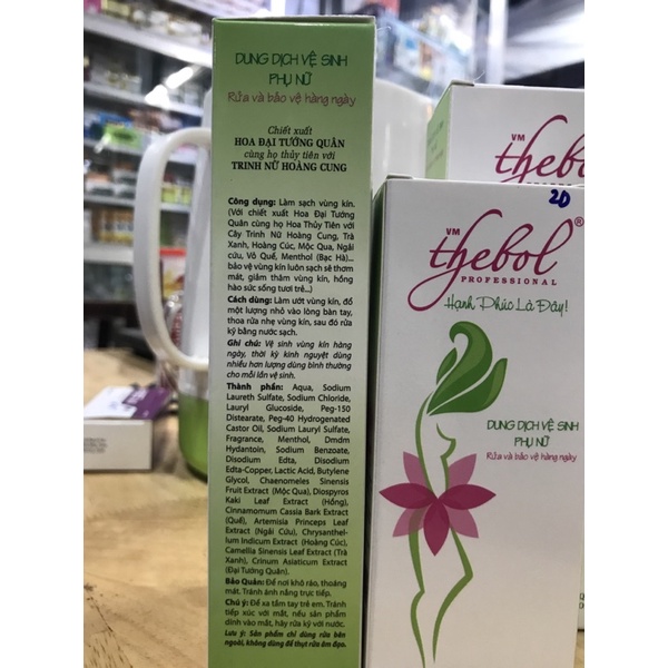 Dung dịch vệ sinh Phụ Nữ Thebol