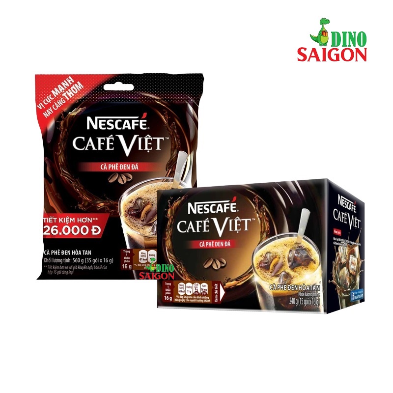 Cà phê hòa tan NESCAFÉ Café Việt đen đá