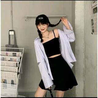 Áo 2 dây, áo croptop 2 dây nữ chất thun 4 chiều mềm mịn giá tốt