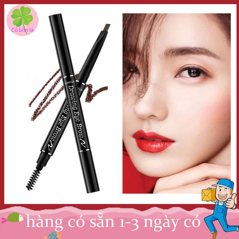 Bút Kẻ Lông Mày Lameila Double Effect-Màu Nâu nhạt #05