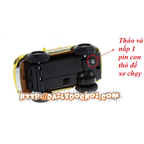 Bộ lắp ráp mô hình đường ray ô tô dài 70cm có kèm 1 ô tô chạy pin
