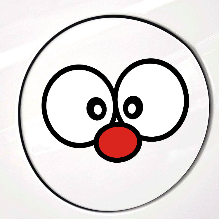 Super CUte! Miếng Dán Trang Trí Bình Xăng Xe Hơi Hình Doraemon Chống Thấm Nước