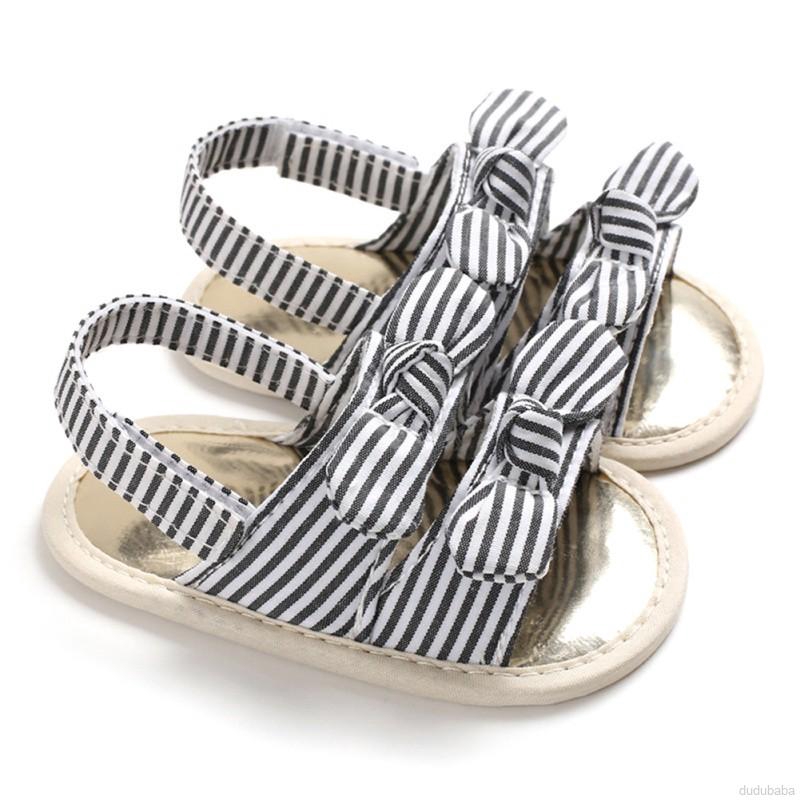 Giày Sandal Đính Nơ Cho Bé 0-18 Tháng Tuổi