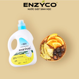 Nước Giặt Sinh Học ENZYCO Giặt Giũ Làm Sạch Quần Áo Lành Tính 90% Enzyme Lên Men Từ Dứa Bồ Hòn 1.8l