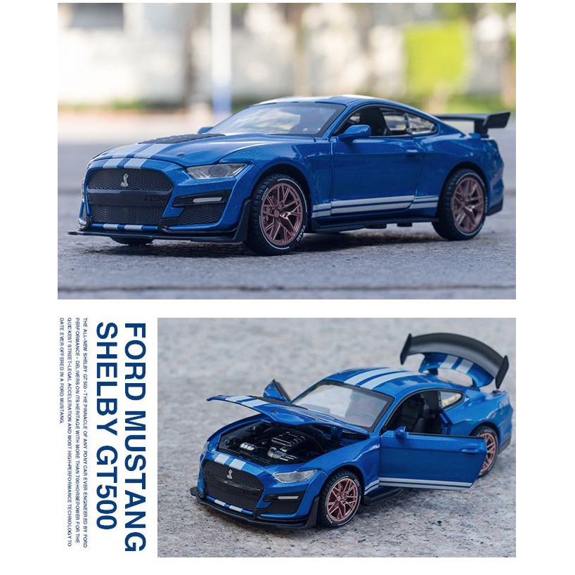 Xe mô hình kim loại Ford Mustang Shelby GT500 kịch độc tỷ lệ 1:32