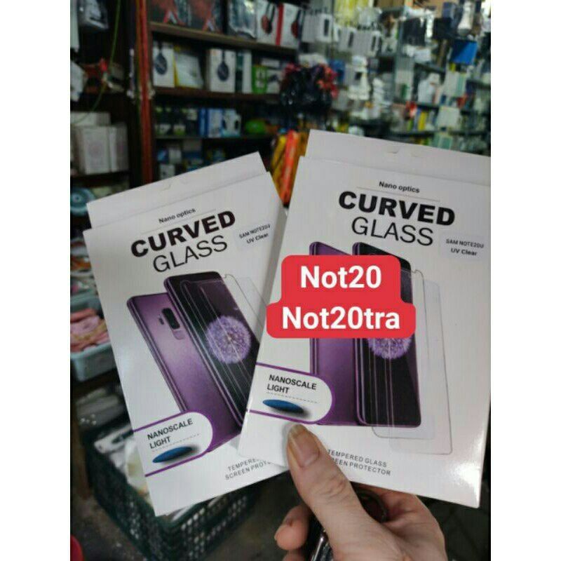 Kính cường lực full keo UV samsung note 20 / note 20 ultra full màn hình