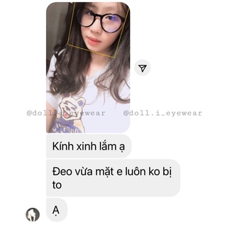 Gọng Kính Cận Nhựa Tròn Basic Unisex