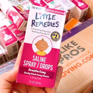 Nhỏ mũi Little Remedies