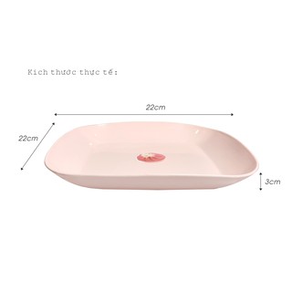 Dĩa vuông TỰ LẬP TL821-22cm