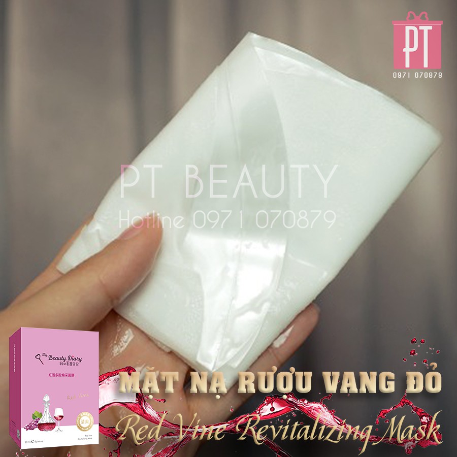 Miếng lẻ Mặt nạ My Beauty Diray Rượu Vang giúp săn chắc da