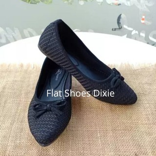 Image of Arlaine- Dixie flatshoes / sepatu flat wanita / flatshoes pita [Hitam]