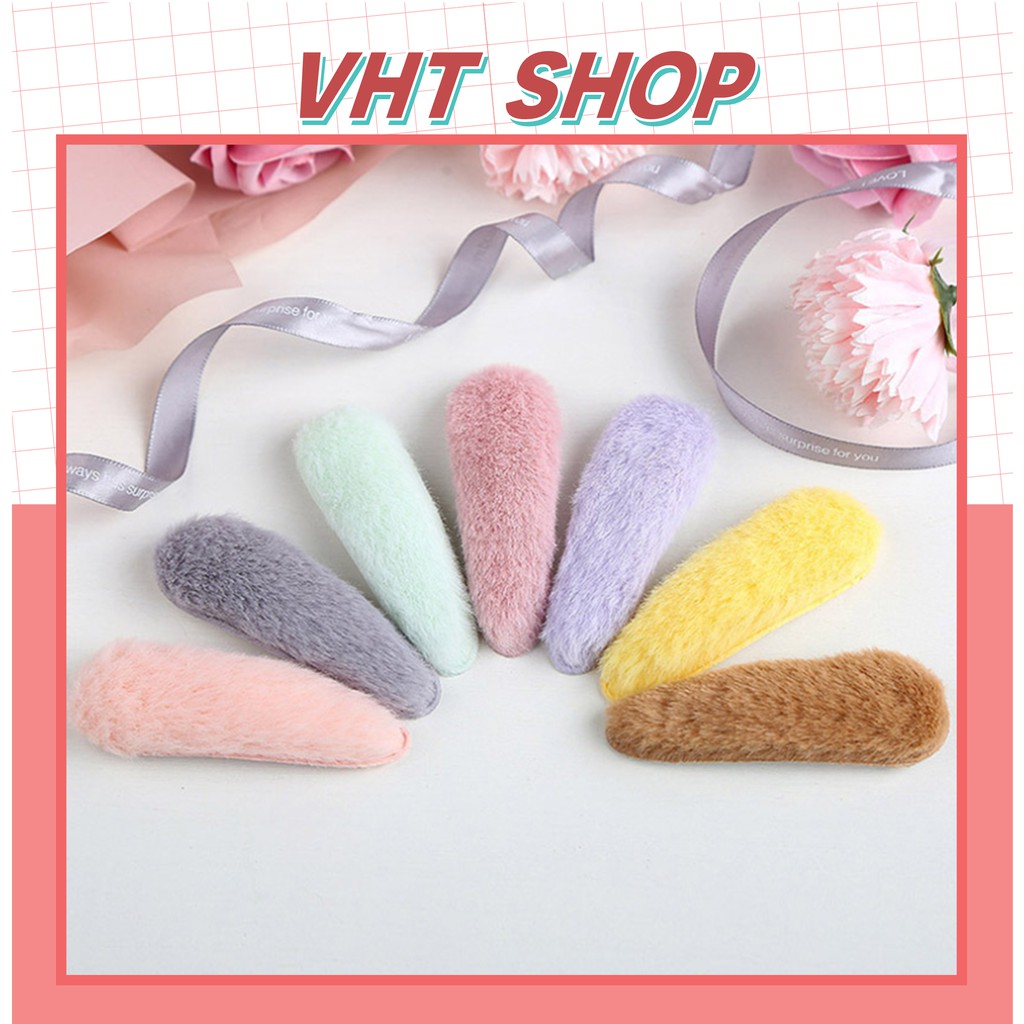 Kẹp tóc nữ bông xù phong cách thời trang Hàn Quốc P95 - VHT SHOP