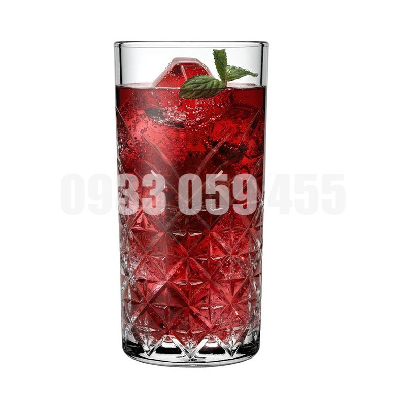Bộ 6 ly thủy tinh cao cấp uống nước, cốc uống sinh tố