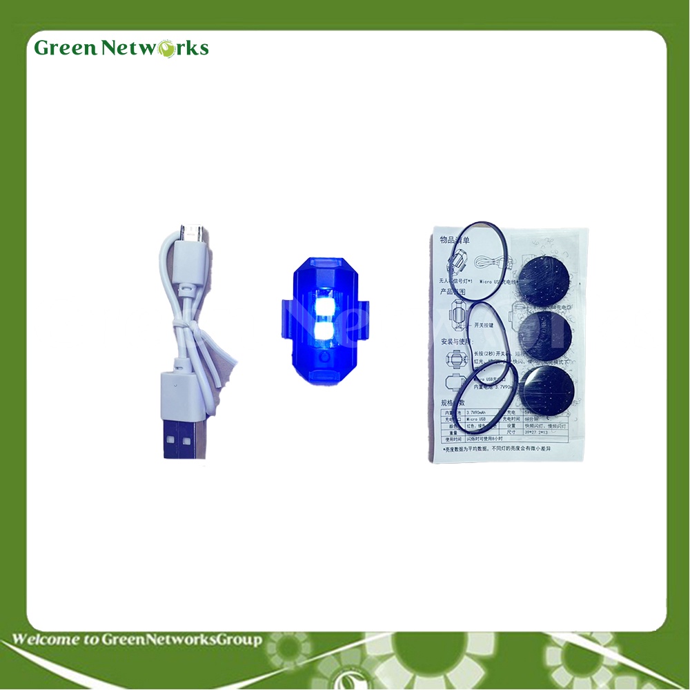 Đèn led  cảnh báo đuôi xe nhấp nháy 7 màu sạc bằng cổng Type-C có nhiều chế độ khác nhau – GreenNetWorks