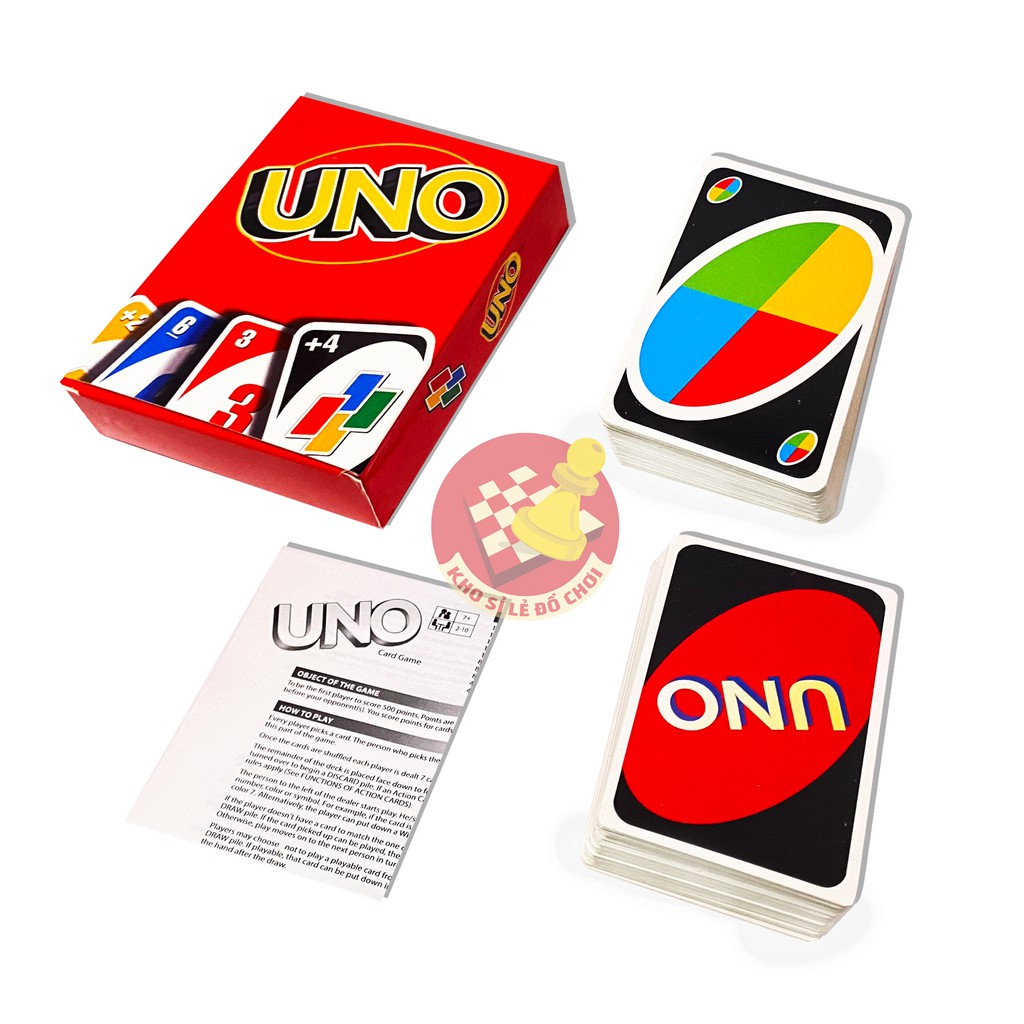 Bài UNO cơ bản loại tốt giấy cứng (108 lá) - Boardgame UNO