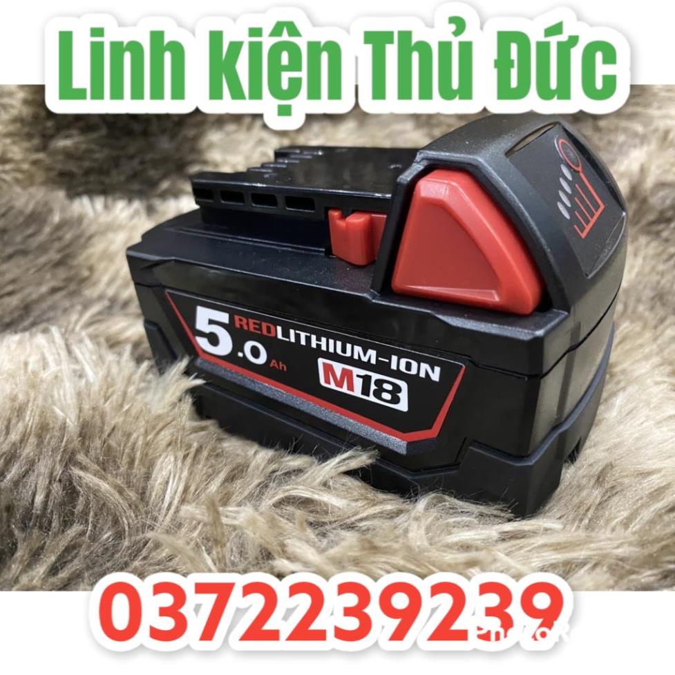 lktd BN. Vỏ mạch Milwaukee M18 5S 18V cân bằng, Led báo pin và nhận sạc zin.