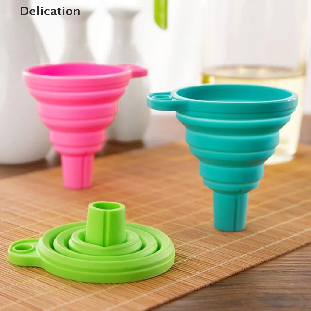 Phễu Silicone Mini Gấp Gọn Tiện Dụng Cho Nhà Bếp