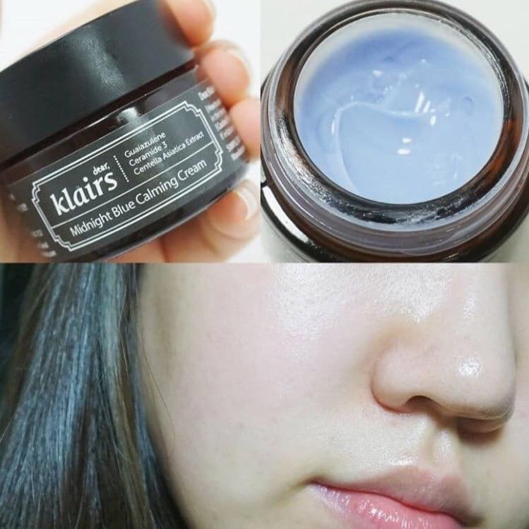 (#Klairs) Kem dưỡng phục hồi da Klairs Midnight Blue Calming Cream