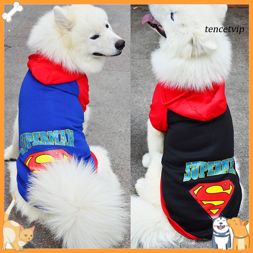 Áo hoodie cotton dày giữ ấm thoáng khí dành cho thú cưng