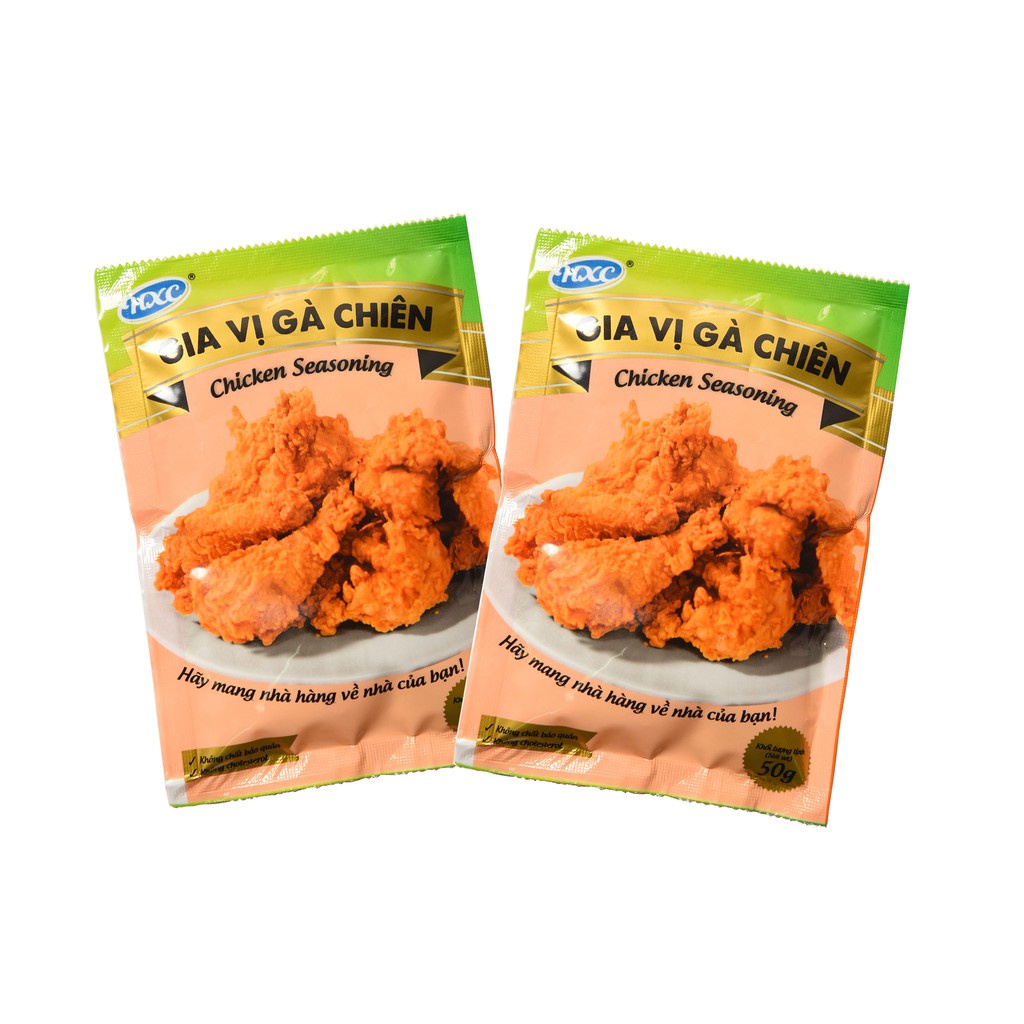 Gia vị gà chiên HXC gói nhỏ - 50g