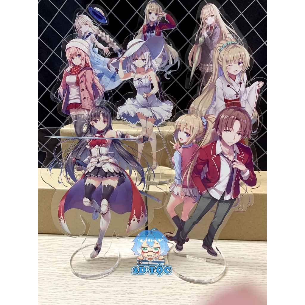 Mô hình Standee Mica Acrylic nhân vật Anime Chào mừng đến lớp học đề cao thực lực – Tượng Mica Anime by 2D Tộc Shop