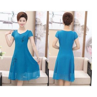 Váy nữ đầm nữ trung niên