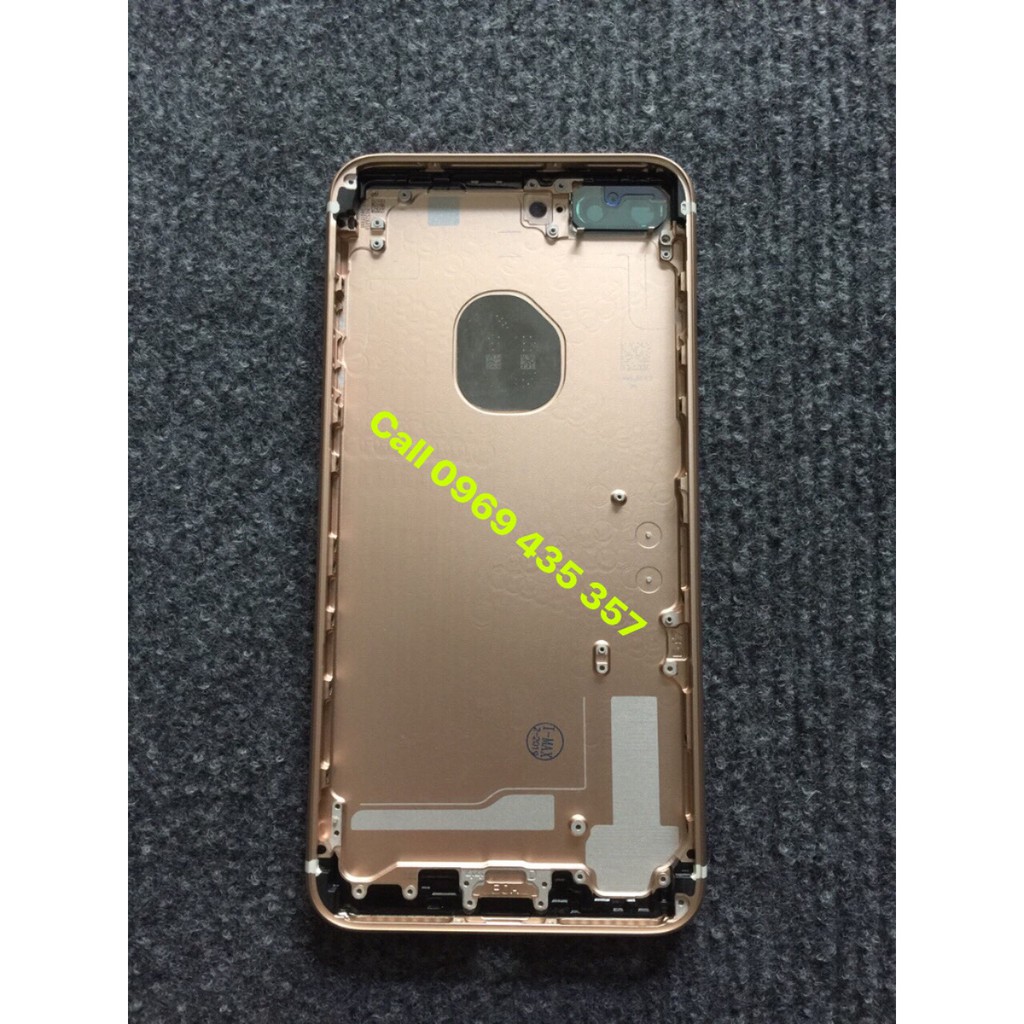 Vỏ Iphone 7 Plus Zin Màu Vàng Gold, tặng kèm bộ nút