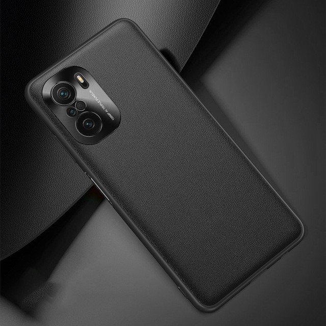 Ốp điện thoại bằng da trơn mỏng viền silicon mềm chất lương cao cho XIAOMI REDMI NOTE 10 K40 X3 PRO POCO F3 MI 11 10