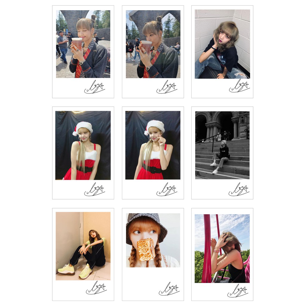 Lomo Card Ảnh BLACKPINK - Update Instagram 3 ( 36 ảnh có chữ ký)