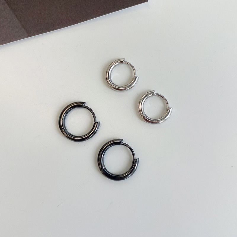 Bông Tai Tròn Thiết Kế Đơn Giản Cá Tính