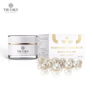 Kem dưỡng trắng da mặt Truesky chiết xuất ngọc trai hồng y 10g - Whitening Face Cream