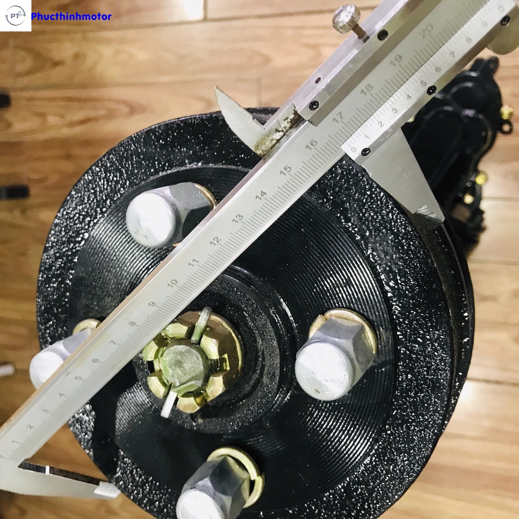 Cầu visai động cơ 48v60v1500w chịu trọng tải dưới 1 tấn dành cho xe ba bánh, bốn bánh