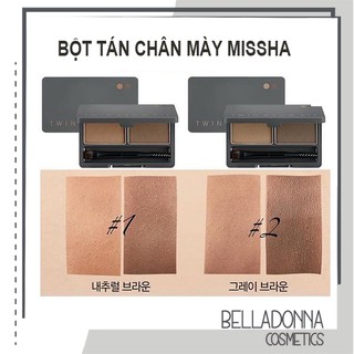 Bột tán chân mày missha twin brow kit