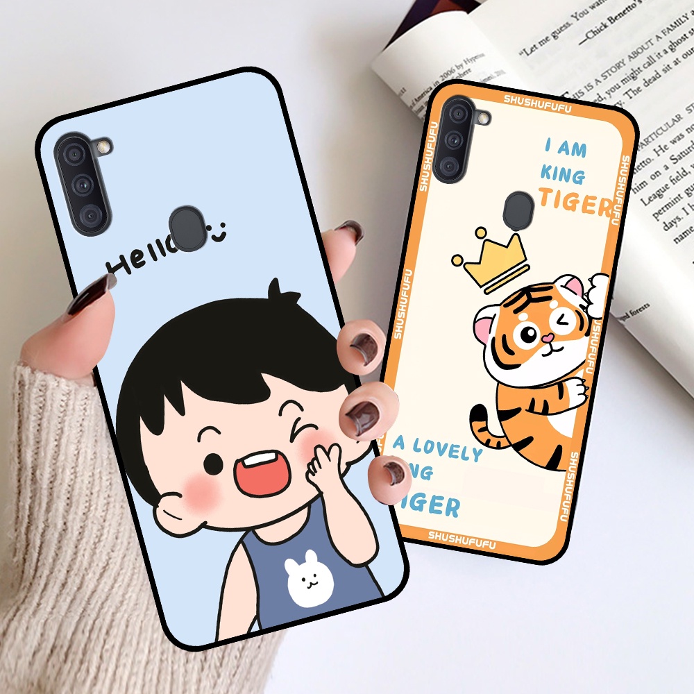 Ốp lưng Samsung A11 in hình mickey, hổ, kingtiger siêu rẻ T19 - T24